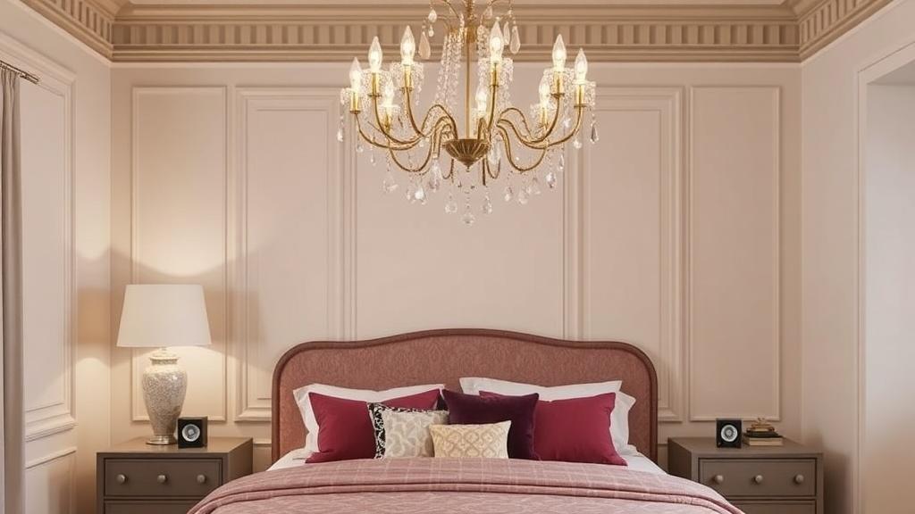 Люстры Maytoni для спальни. Как сочетать люстру с текстилем и мебелью